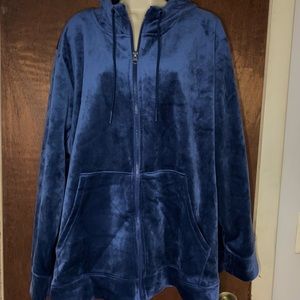 Blue Velvet Hoodie